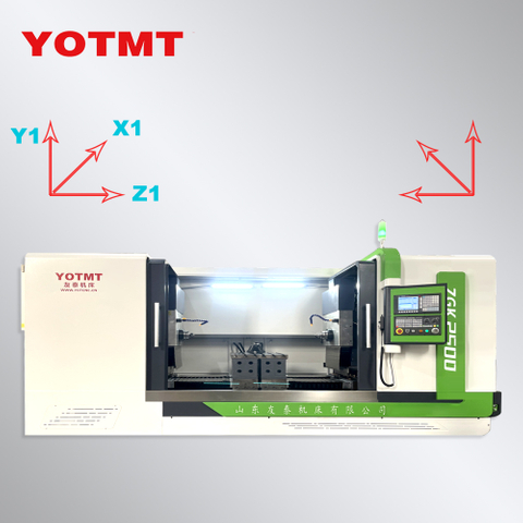 BT50双面机床CNC端钻机用于金属轴经济模型